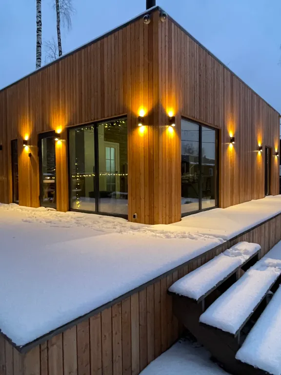 Отдых в доме в лесу с чаном и бассейном