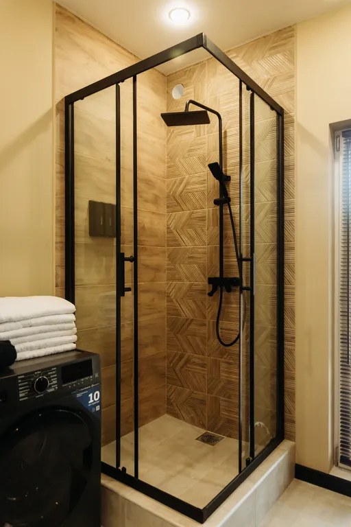 Барнхаус в стиле бохо в сосновом лесу