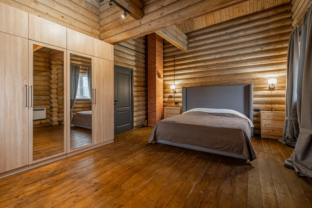 Уютный бревенчатый дом