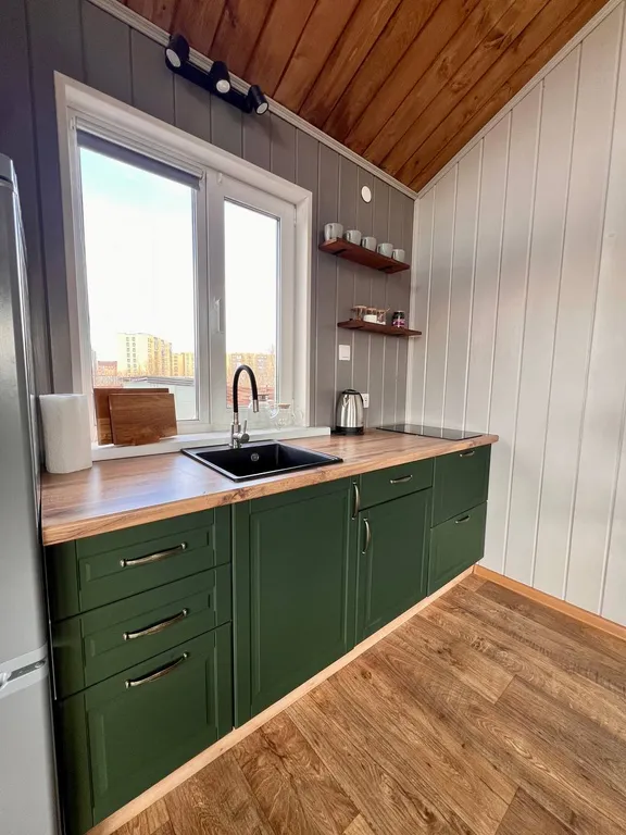 Дом с купелью, баней в городе