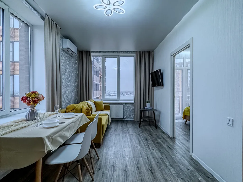 Уютная евроквартира в элитном ЖК Сердце Каспия в самом центре города