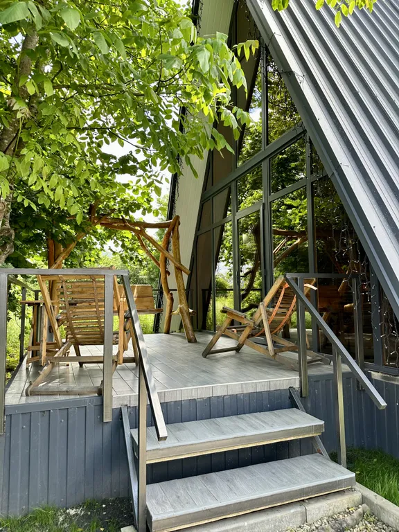 Коттедж Домик A-frame премиум — аренда посуточно в Даховская