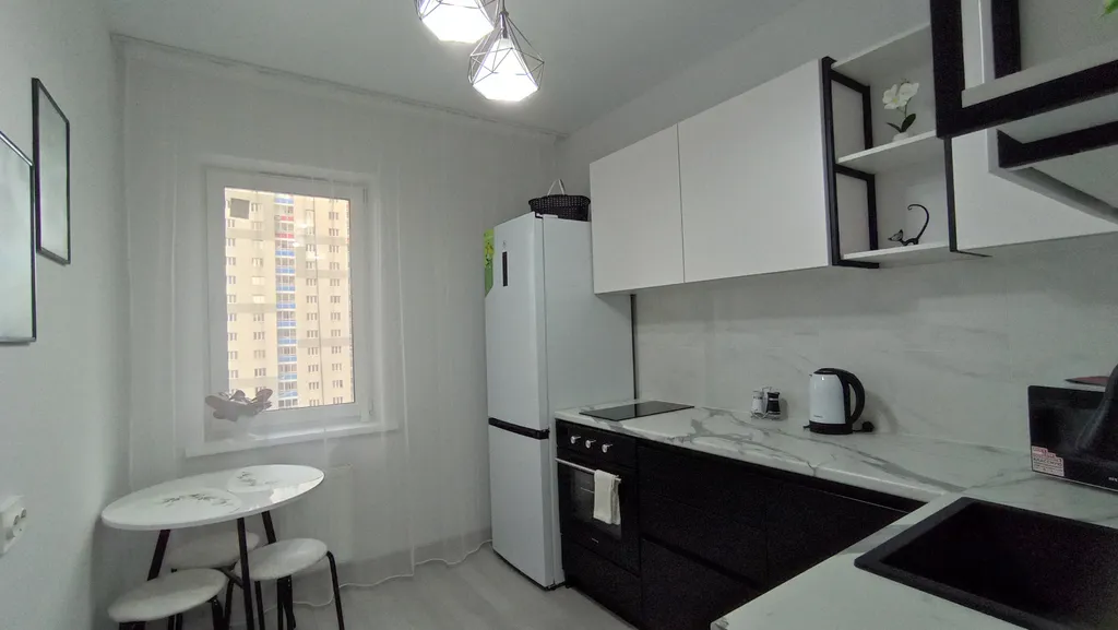 Квартира Уютная квартира с прекрасным видом на ночной мост — Красноярск