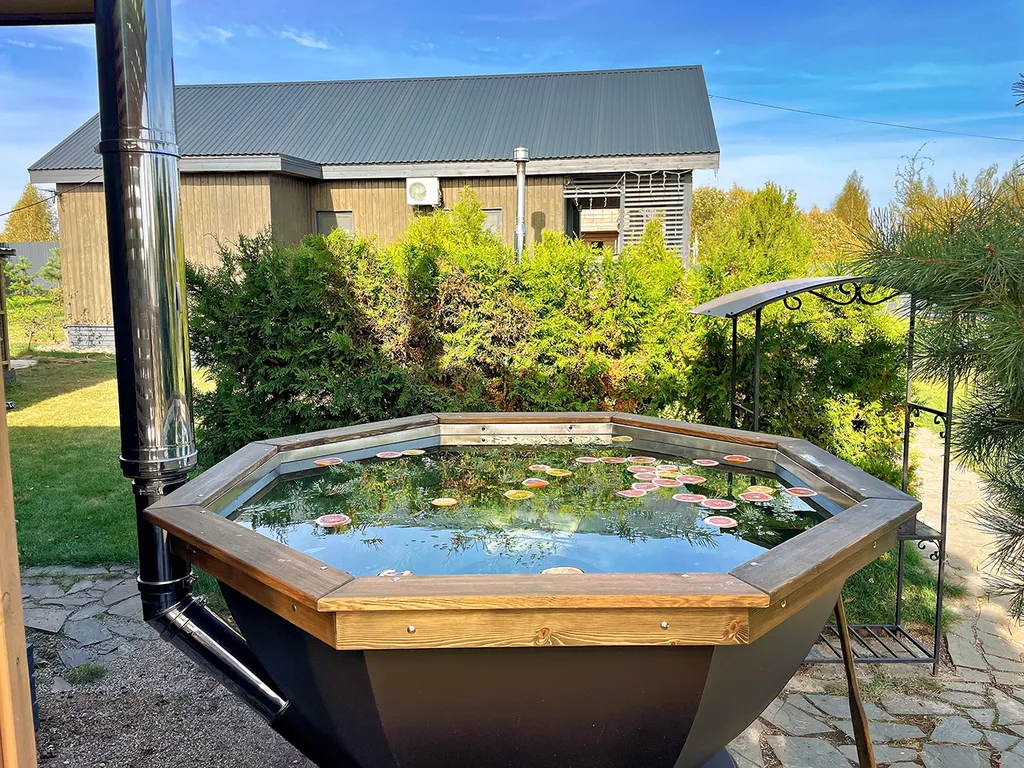 Дом с сауной и банным чаном рядом с озером Плещеево