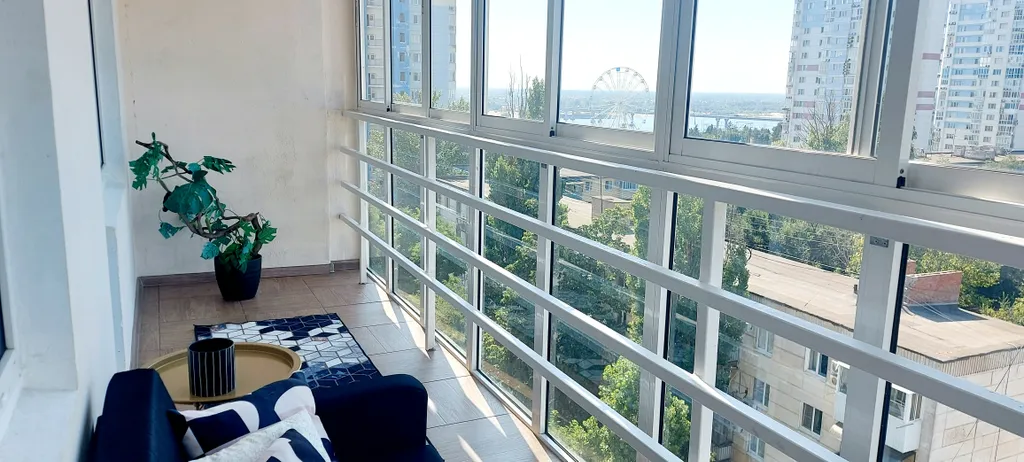 Квартира Квартира Мамаев Курган пешком, Панорамный вид на Парк и реку Волгу — Волгоград