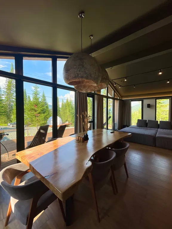 Дом SILVER с чаном на террасе