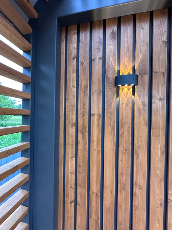 Мини-дом с баней и чаном