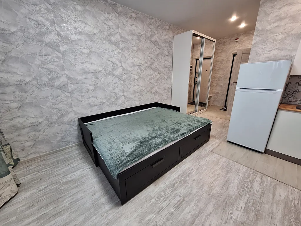 Квартира-студия с новым ремонтом