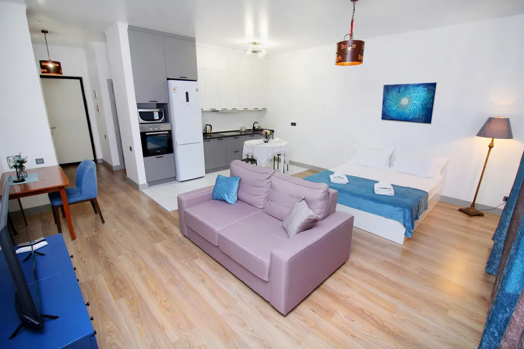 Квартира Romantic в высотке Exclusive — аренда посуточно в Алматы