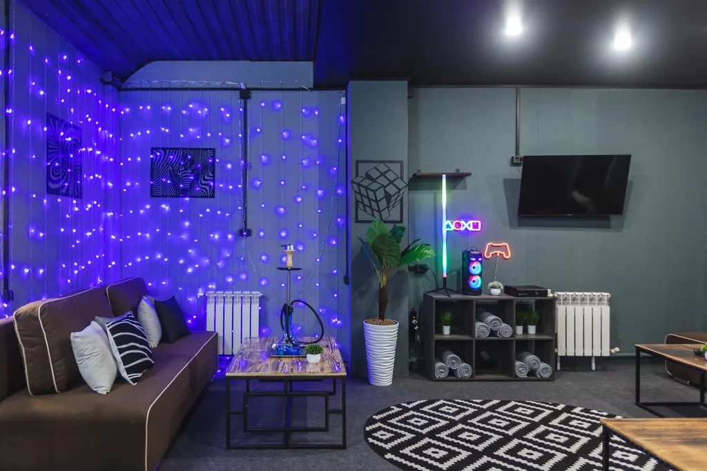 Квартира в стиле Лофт для вечеринки с караоке и x-box