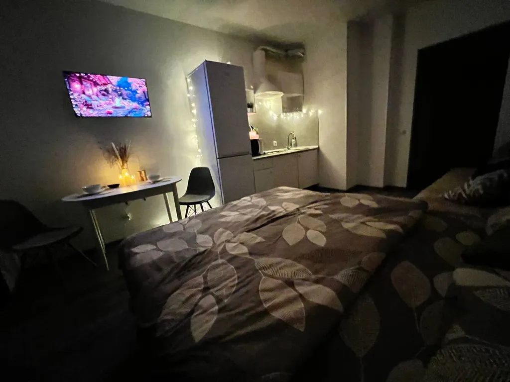 Комфортная студия в спокойных тонах у метро Девяткино