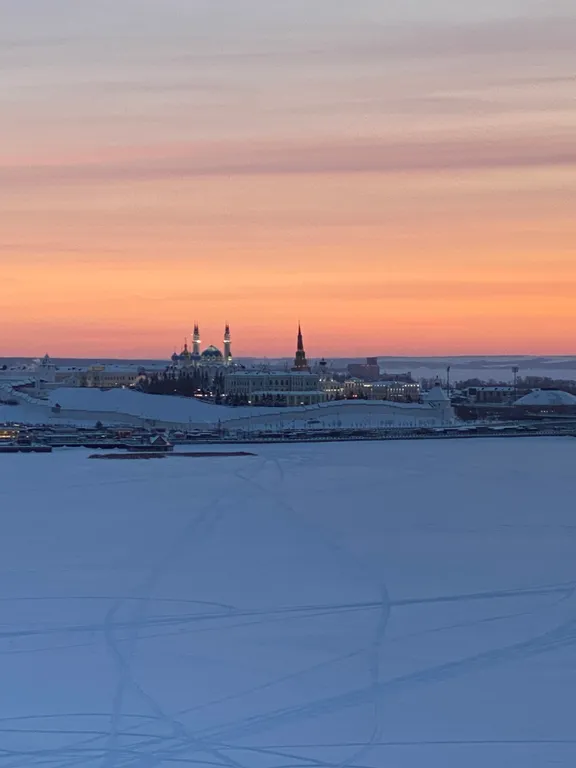 Kazan Skyline, Видовая большая 2к квартира с ванной !
