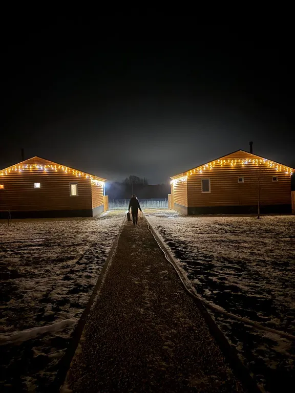 Дом с баней в доме с видом на лес и водохранилище