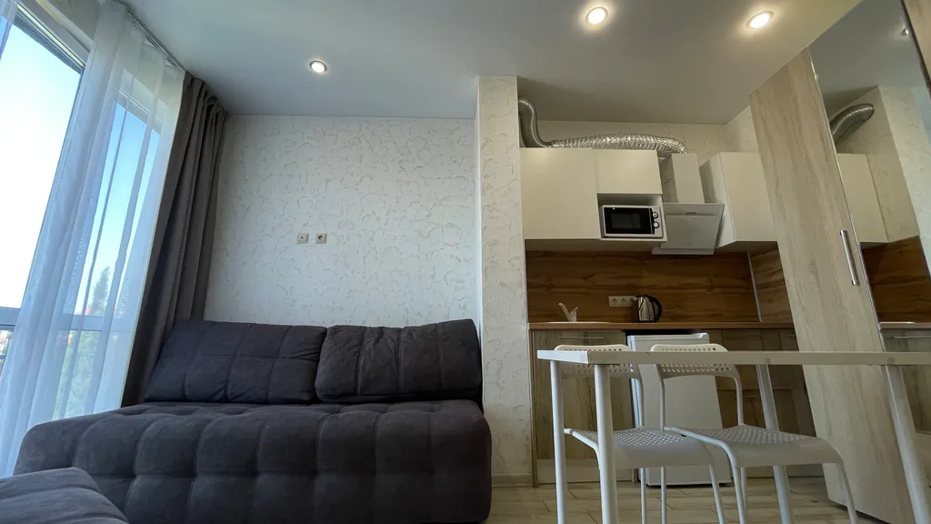 Уютная студия с видом на море