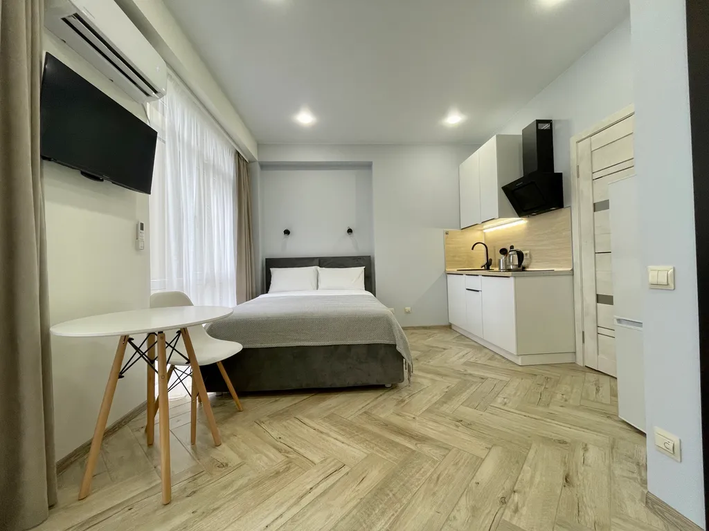 Квартира Квартира Уютная студия в ЖК Сорренто парк — Сириус