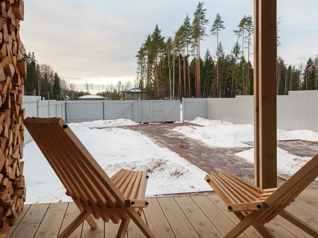 Уютный семейный дом с камином