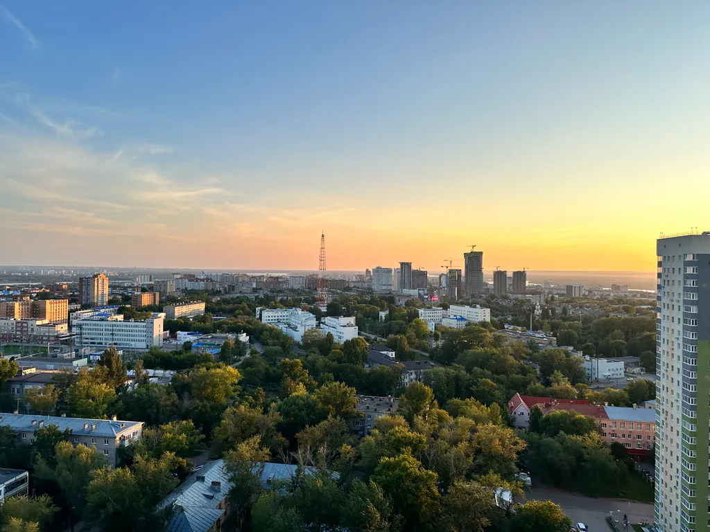 Светлица на 22 этаже с панорамным видом на 2 реки