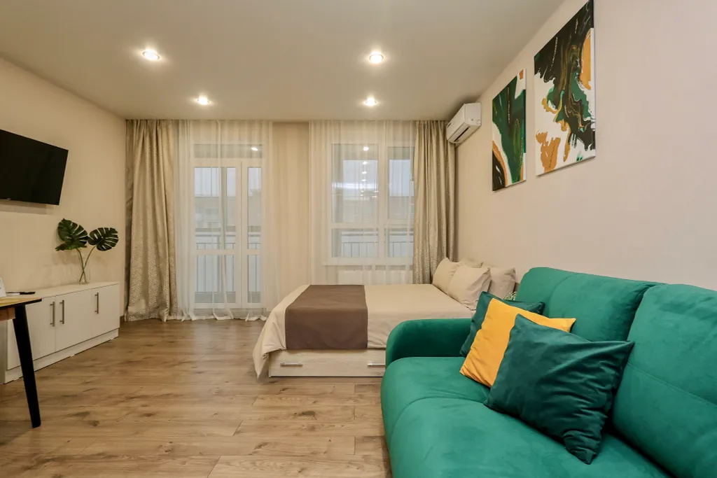 4 Угла: Студия в новом  ЖК РИВЬЕРА, вблизи достопримечательностей