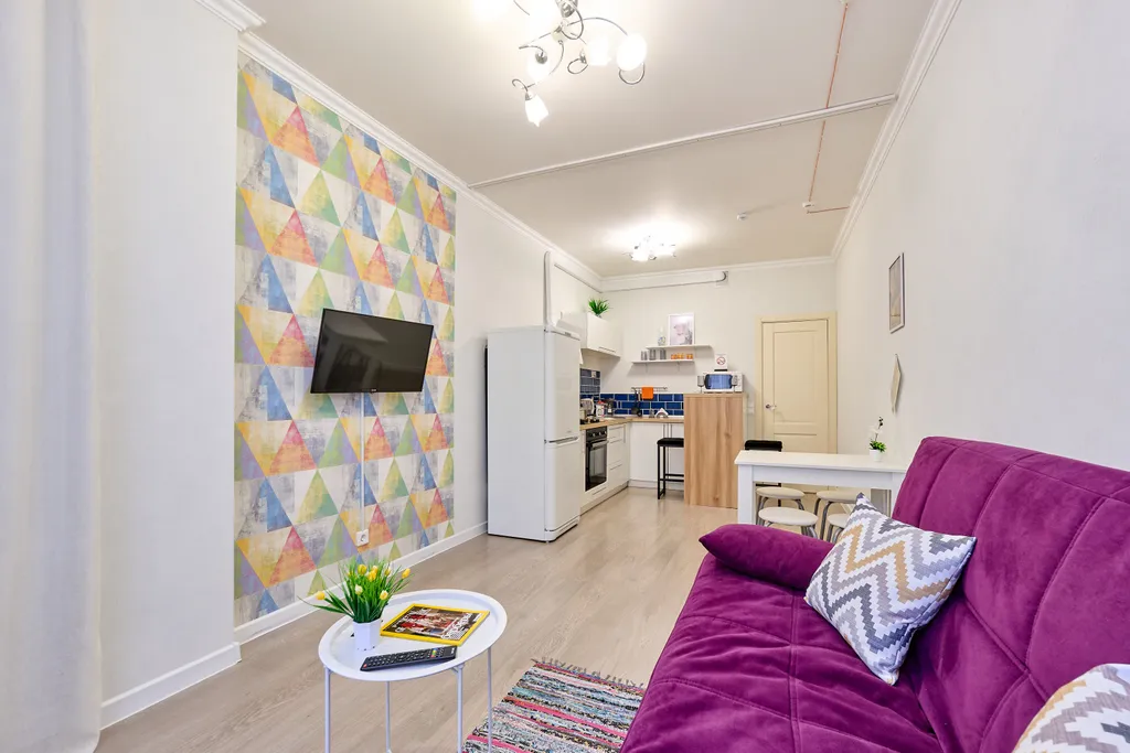 Евродвушка с балконом на 19 этаже вместительность на 6 человек