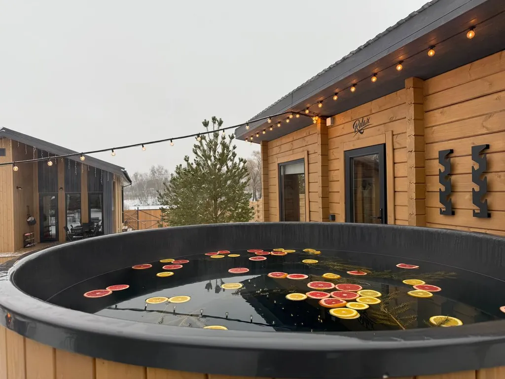 Skandi Белка загородный дом у пруда в подмосковье