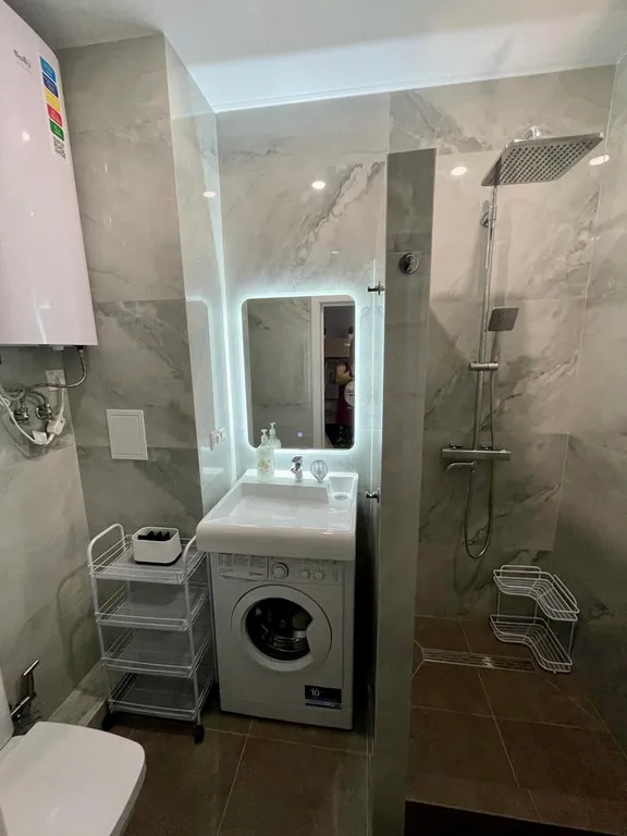 Квартира Квартира Современная студия в жилом комплексе с бассейном — Сочи