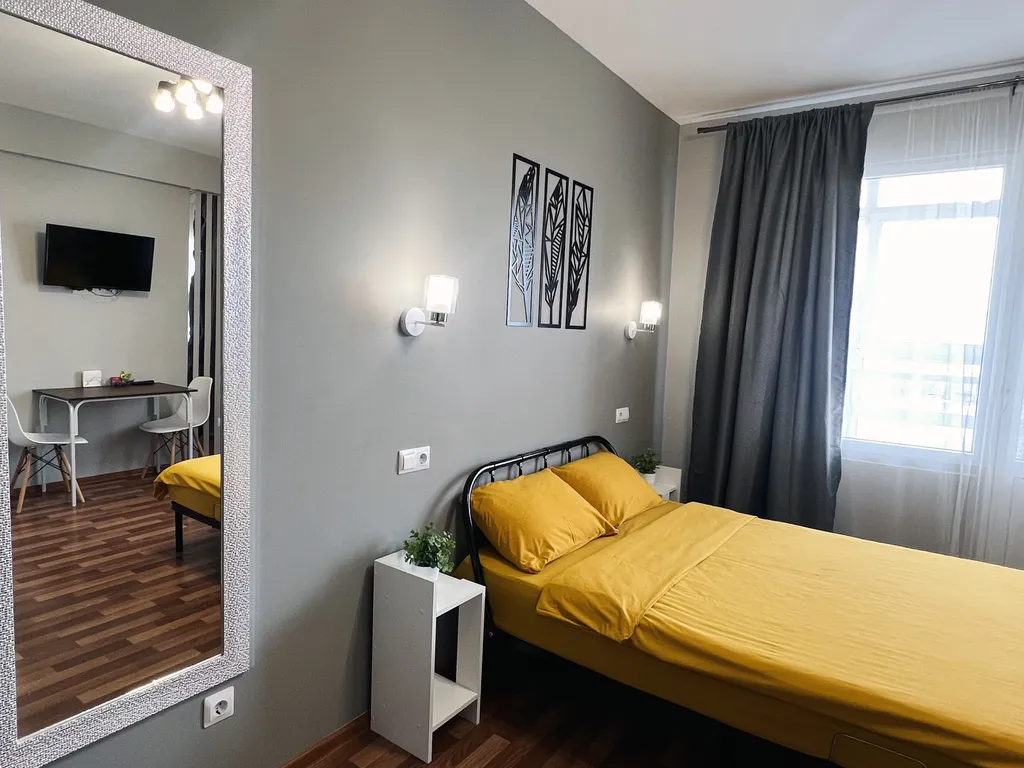 Уютная квартира студия с прекрасным видом на город