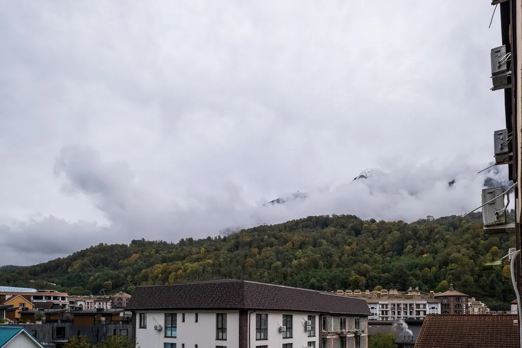 Квартира с террасой и шикарным видом на горы