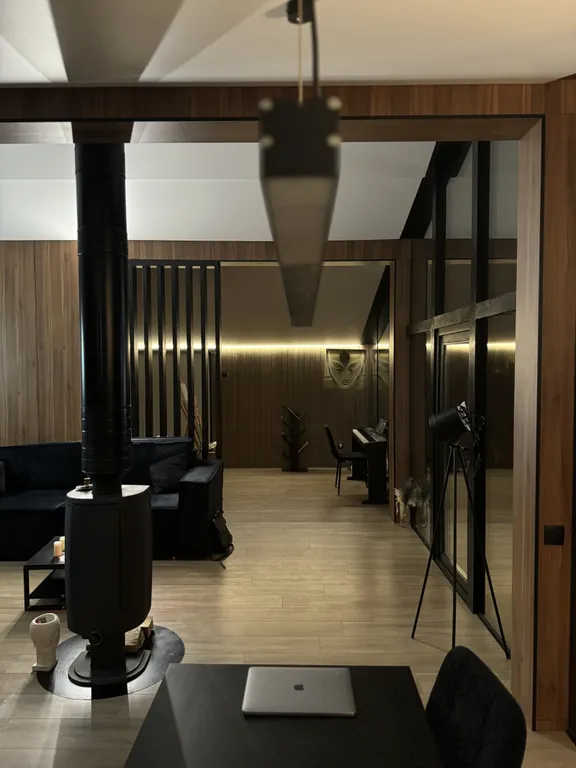 Коттедж Уютный hygge-дом с камином и проектором — Санкт-Петербург