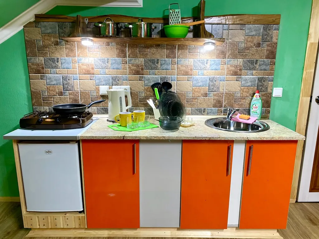 Апартаменты студио с отдельным входом для 2 гостей на озере Дривяты