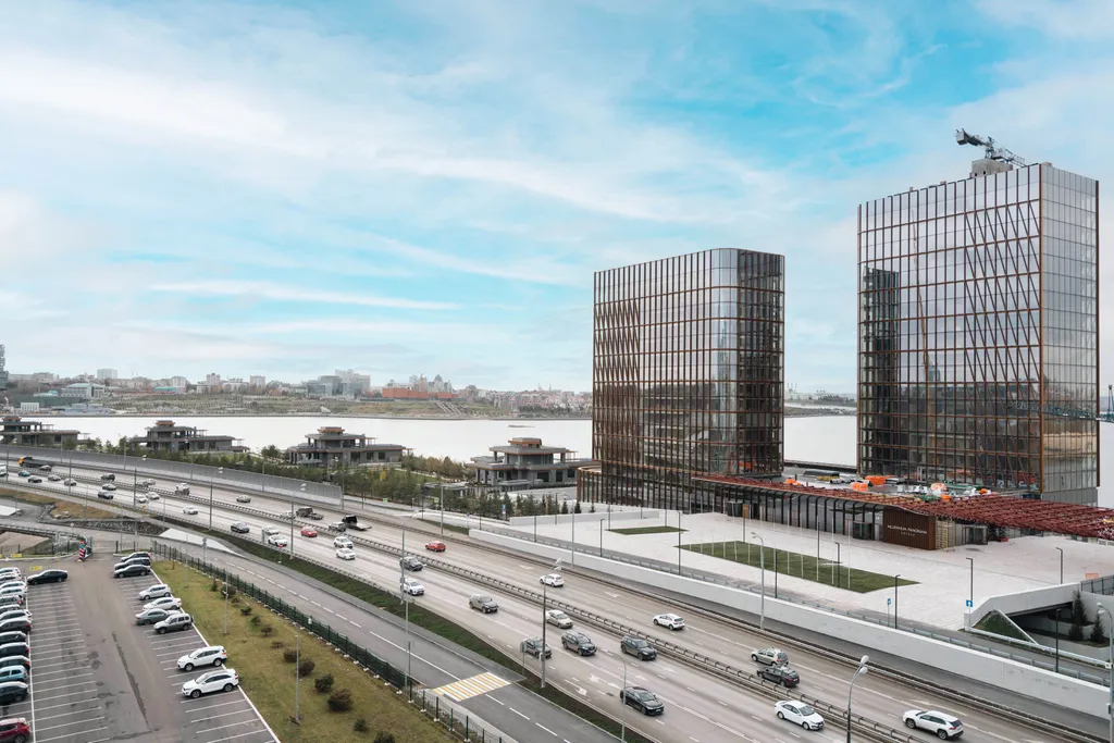 Апартаменты с видом на Кремль у аквапарка с парковкой