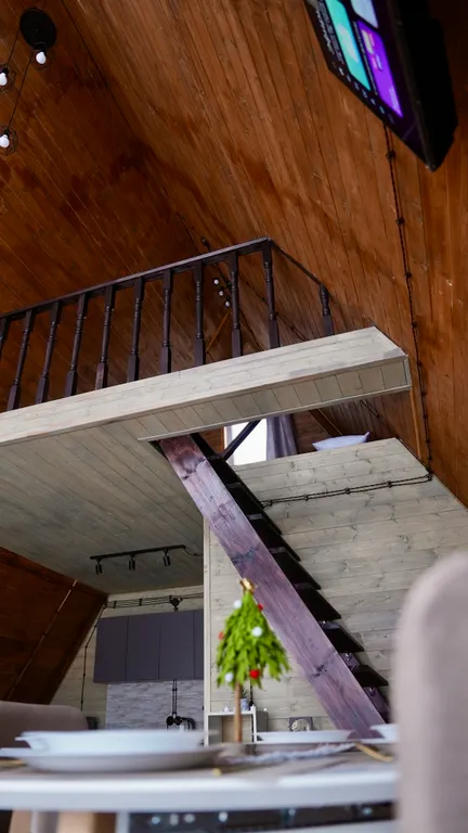 Коттедж Коттедж А-фрейм в живописном месте — Архыз