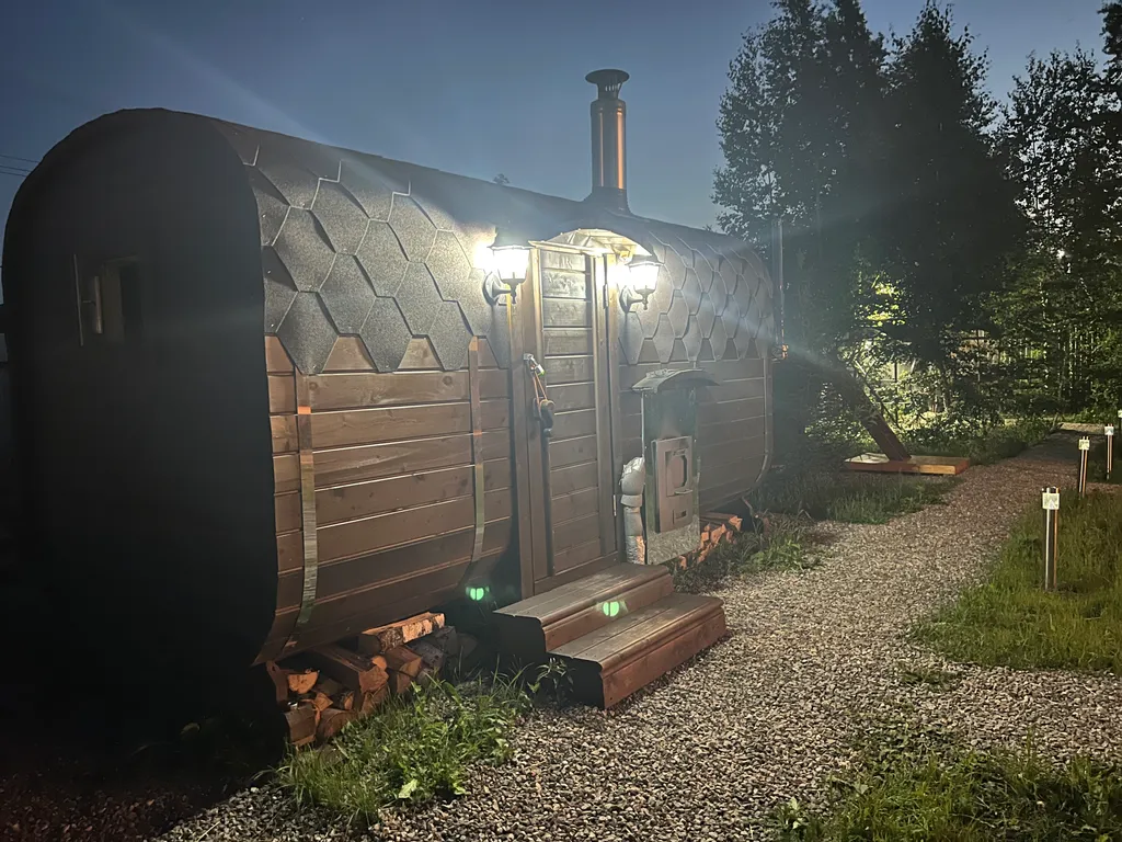 Уютный дом с баней и чаном