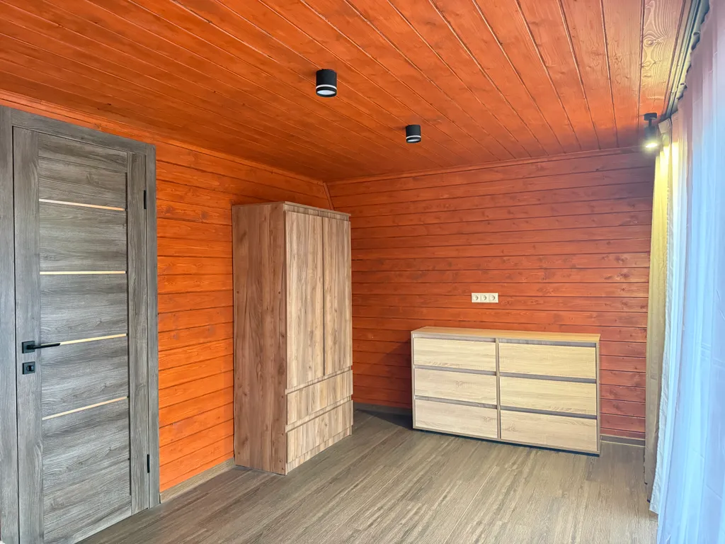 Уютный домик А-Фрейм с террасой и мангальной зоной