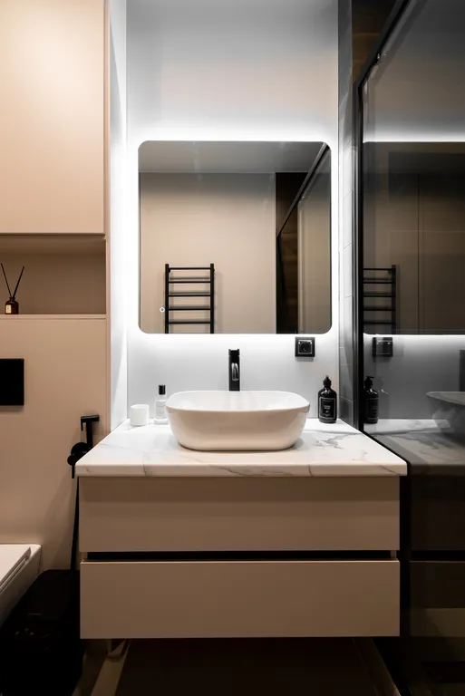 Теплый панорамный дом с русской баней и купелью