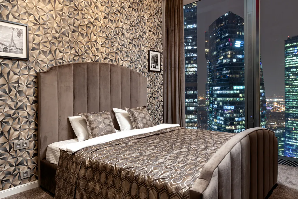 Трёхкомнатный апарт на 40 этаже