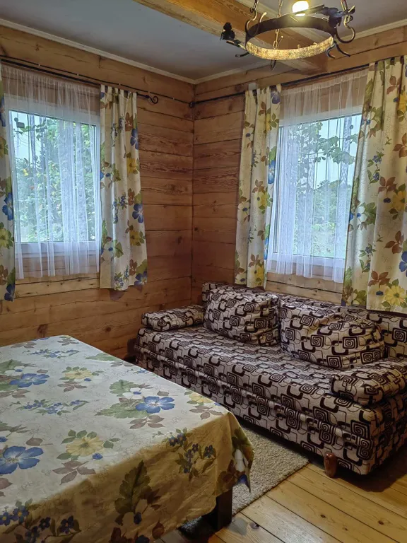 Солнечный домик в беловежской пуще без соседства, баня, озера, экскурсии