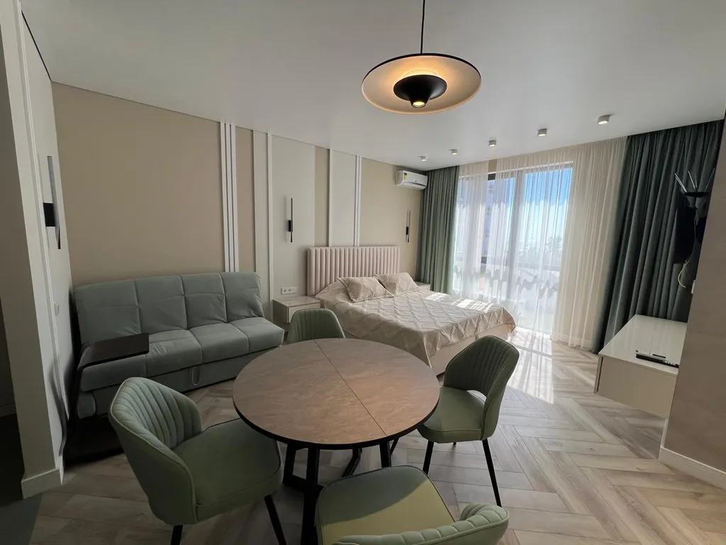 Апартаменты-студия для 4х гостей на 1-ой береговой линии