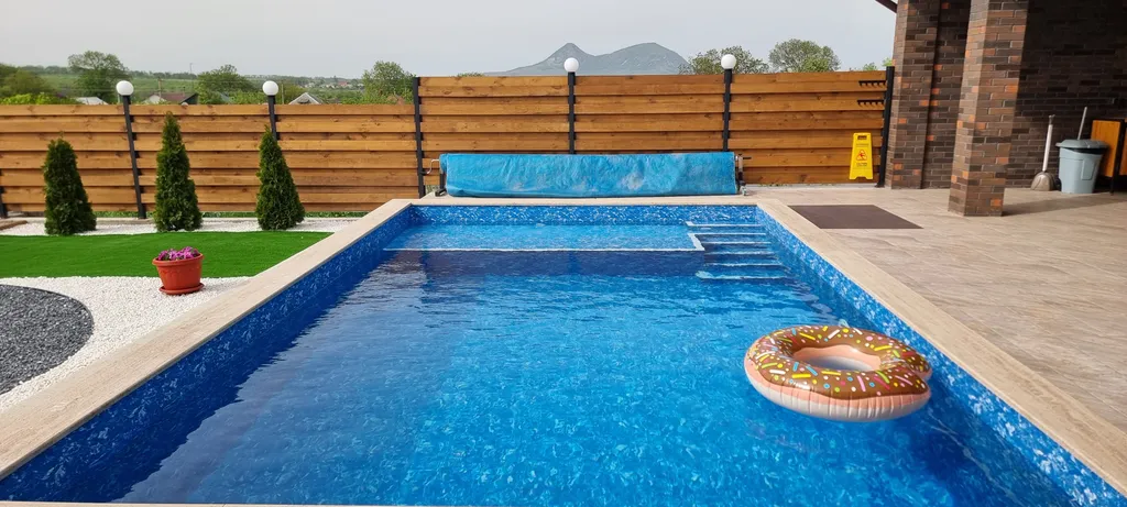 Уютный дом с термальным бассейном и баней