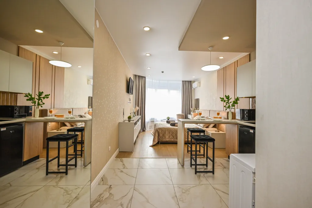 Квартира Апартаменты дизайн рядом с Кристалл арена в центре взлетки — Красноярск