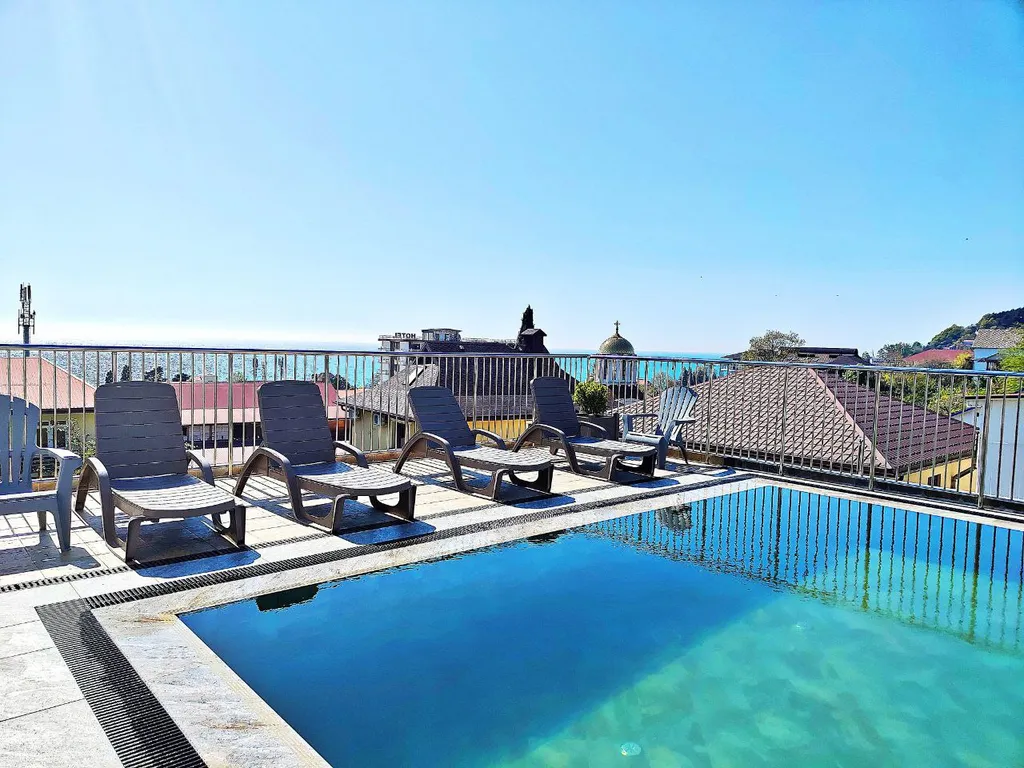 Номер с видом на море в отеле Аурия Морето