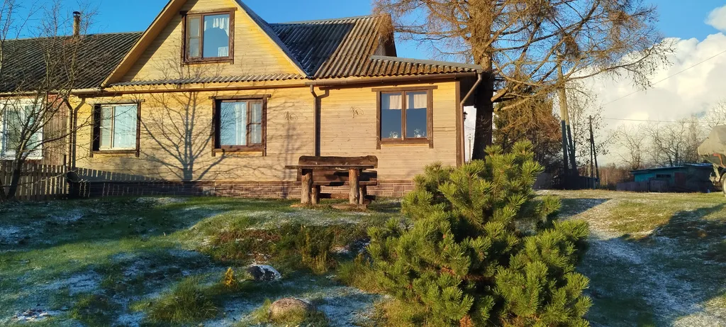 Уютный деревянный дом с мансардой и русской печкой