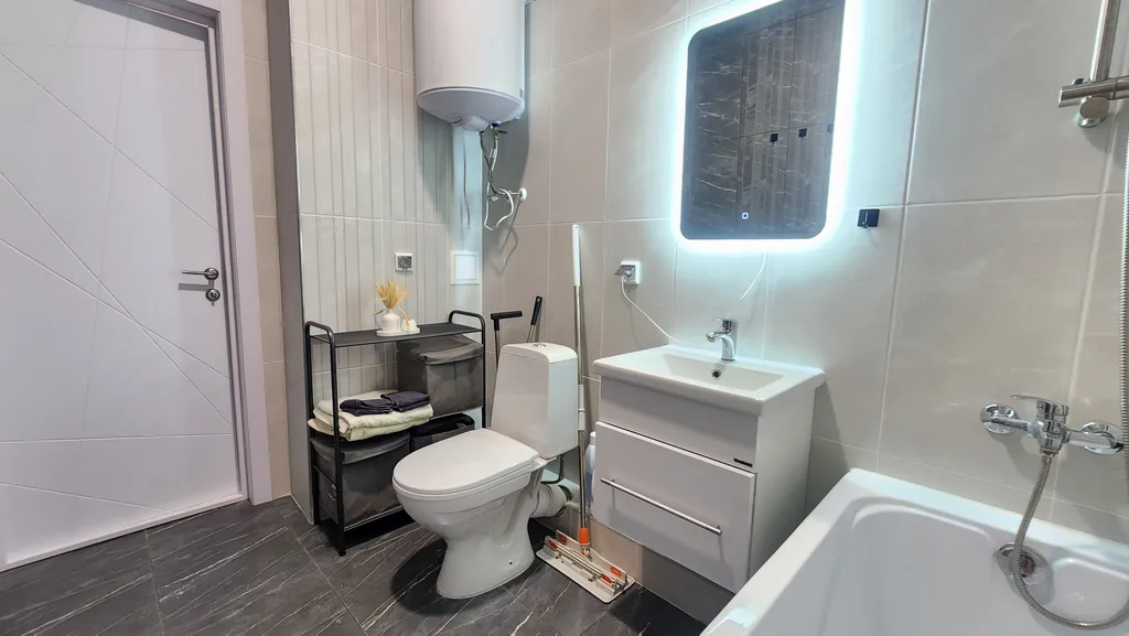 Уютная двушка с двумя санузлами