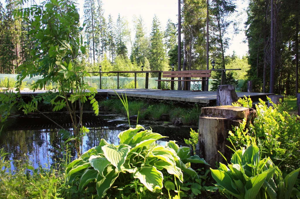 Коттедж Коттедж Сапфир с теплым бассейном и баней — Агалатово