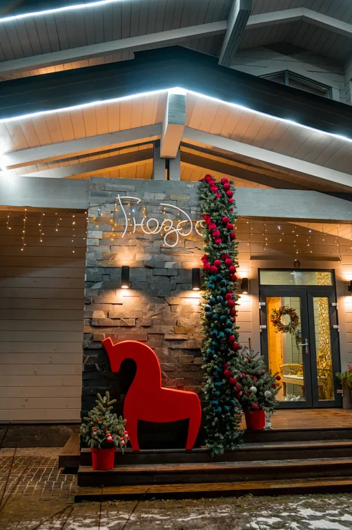 Шале Гнездо с бассейном и сауной