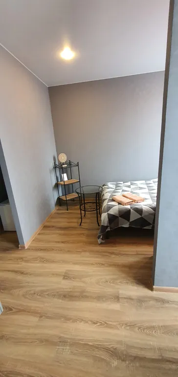 Студия с дизайнерским ремонтом