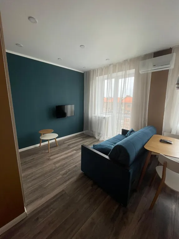 Студия с видом на море, дизайнерским ремонтом до пляжа 15 минут