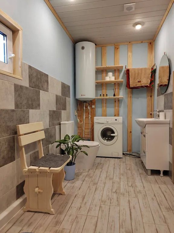 Дом на горе с камином и сауной