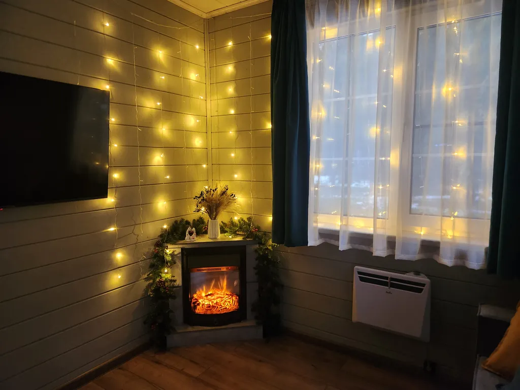 Коттедж в Forest house с сауной в лесу