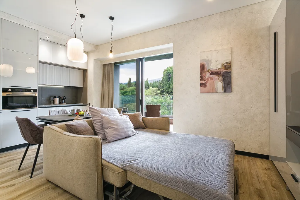 Апартамент с дизайнерским ремонтом