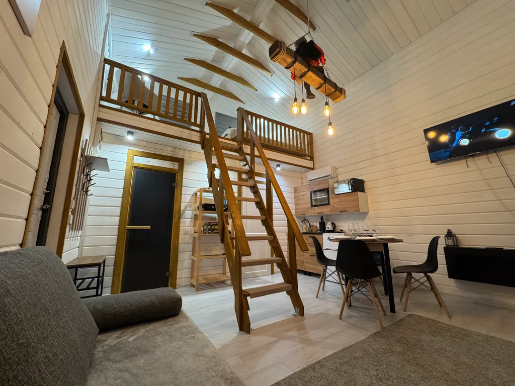 Коттедж Уютный домик барн хаус с сауной — Горный Щит